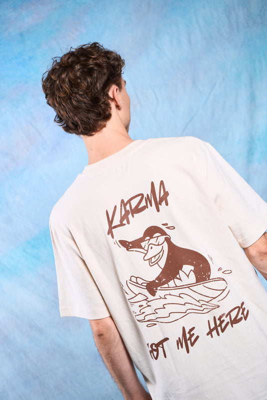 camiseta oversize streetwear unisex 215 GSM espalda The Penguin Crew